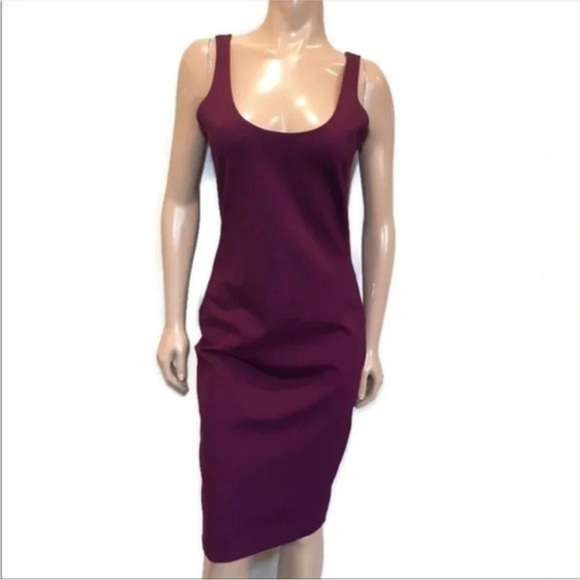 New Dynamite Sleeveless Purple Burgundy Mini Dress - Picture 2 of 5